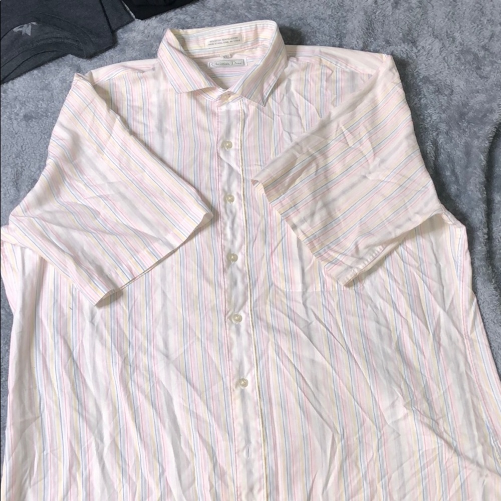 Men’s Dior Medium Striped Button Down